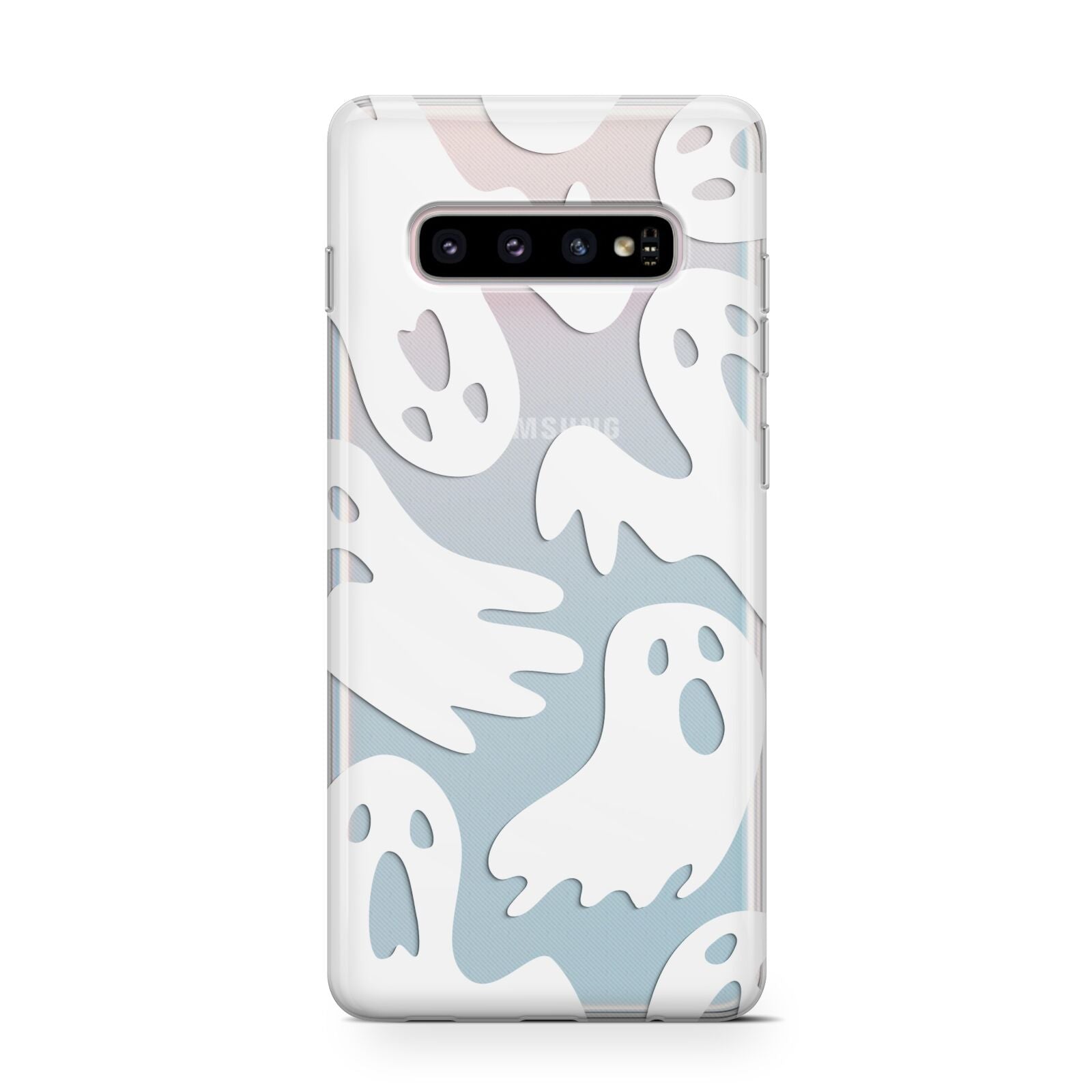 Ghosts with Transparent Background Protective Samsung Galaxy Case