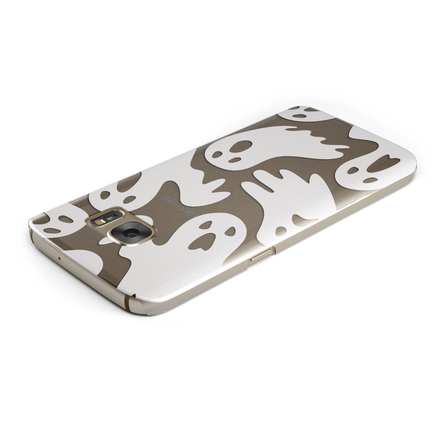 Ghosts with Transparent Background Samsung Galaxy Case Top Cutout