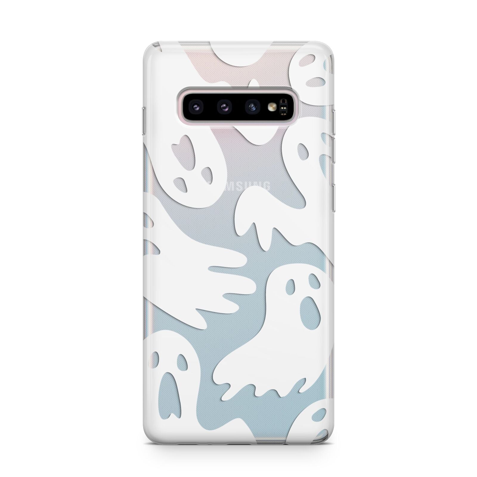 Ghosts with Transparent Background Samsung Galaxy S10 Plus Case