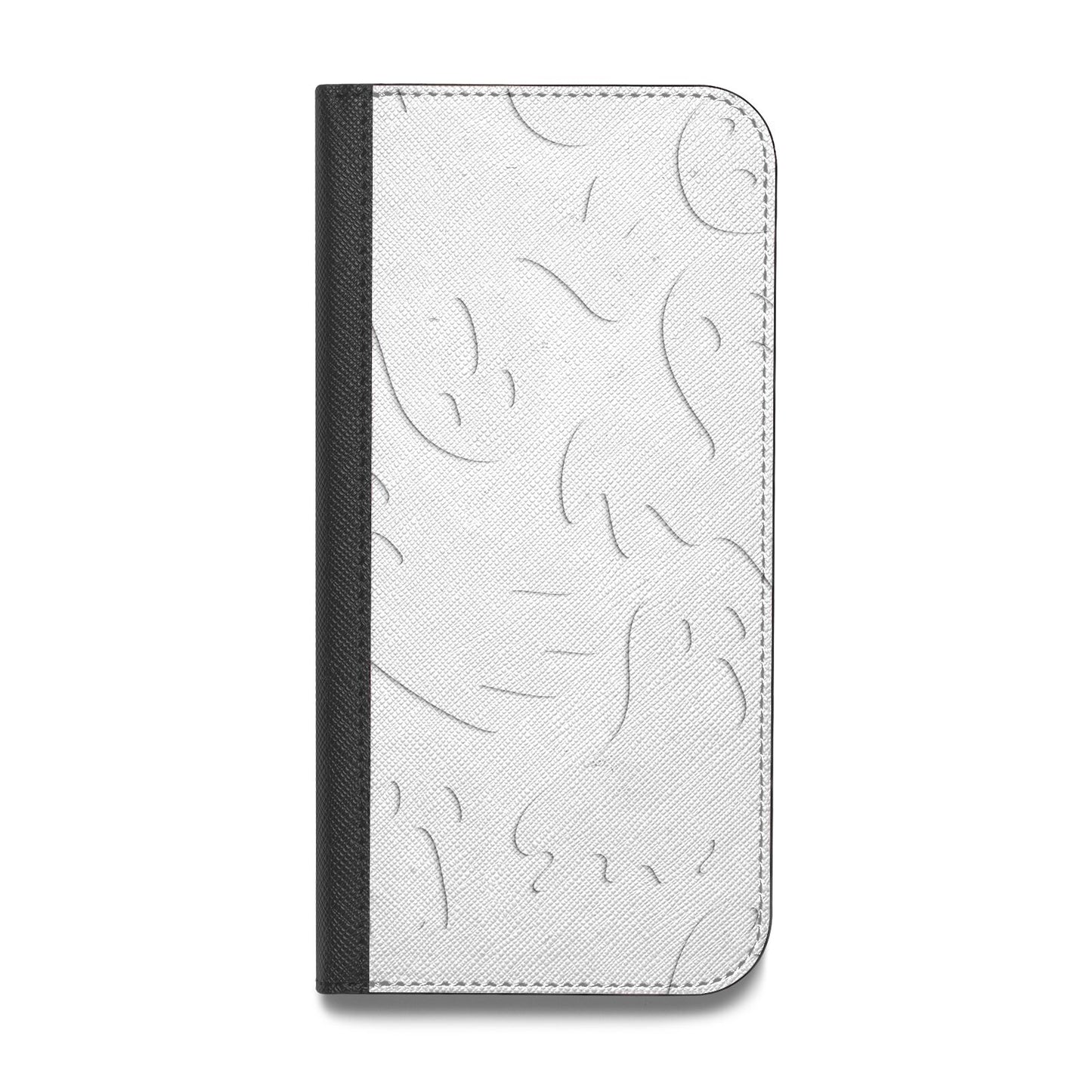 Ghosts with Transparent Background Vegan Leather Flip Samsung Case