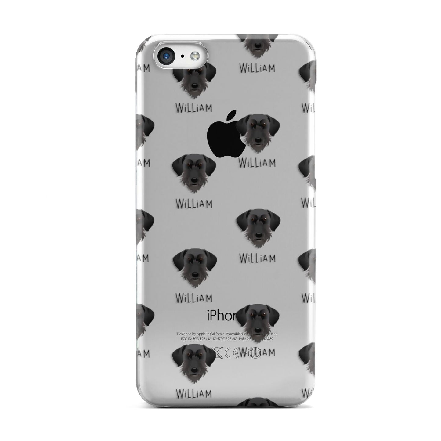 Giant Schnauzer Icon with Name Apple iPhone 5c Case