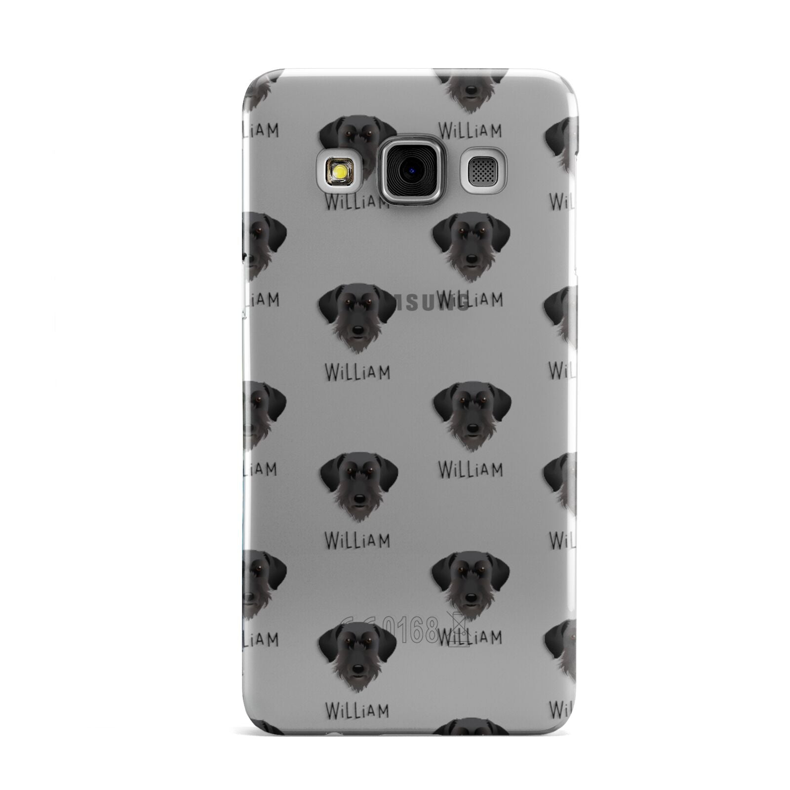 Giant Schnauzer Icon with Name Samsung Galaxy A3 Case