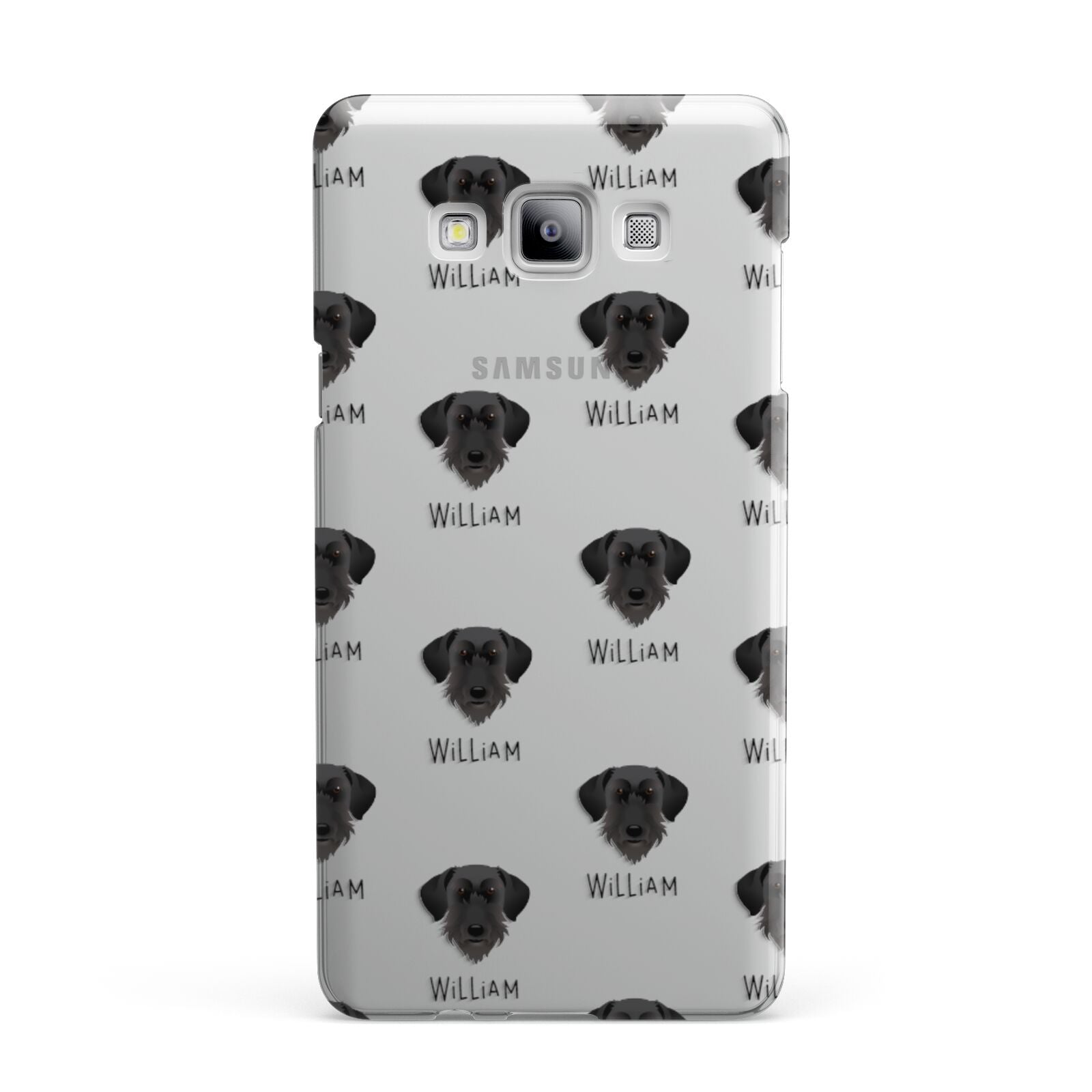 Giant Schnauzer Icon with Name Samsung Galaxy A7 2015 Case