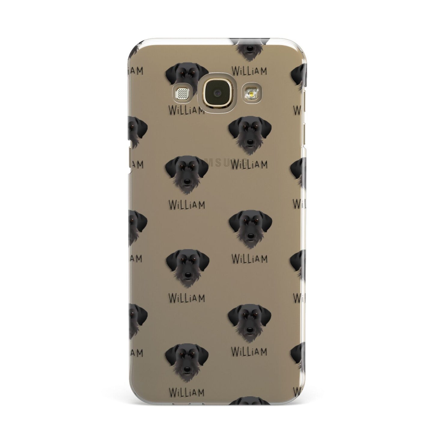 Giant Schnauzer Icon with Name Samsung Galaxy A8 Case