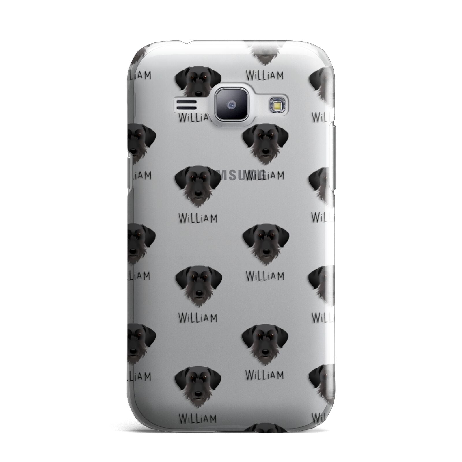 Giant Schnauzer Icon with Name Samsung Galaxy J1 2015 Case