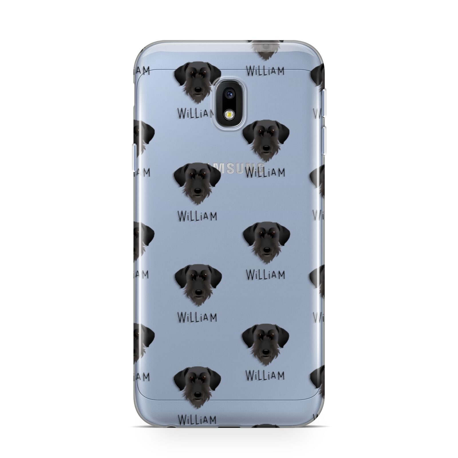 Giant Schnauzer Icon with Name Samsung Galaxy J3 2017 Case