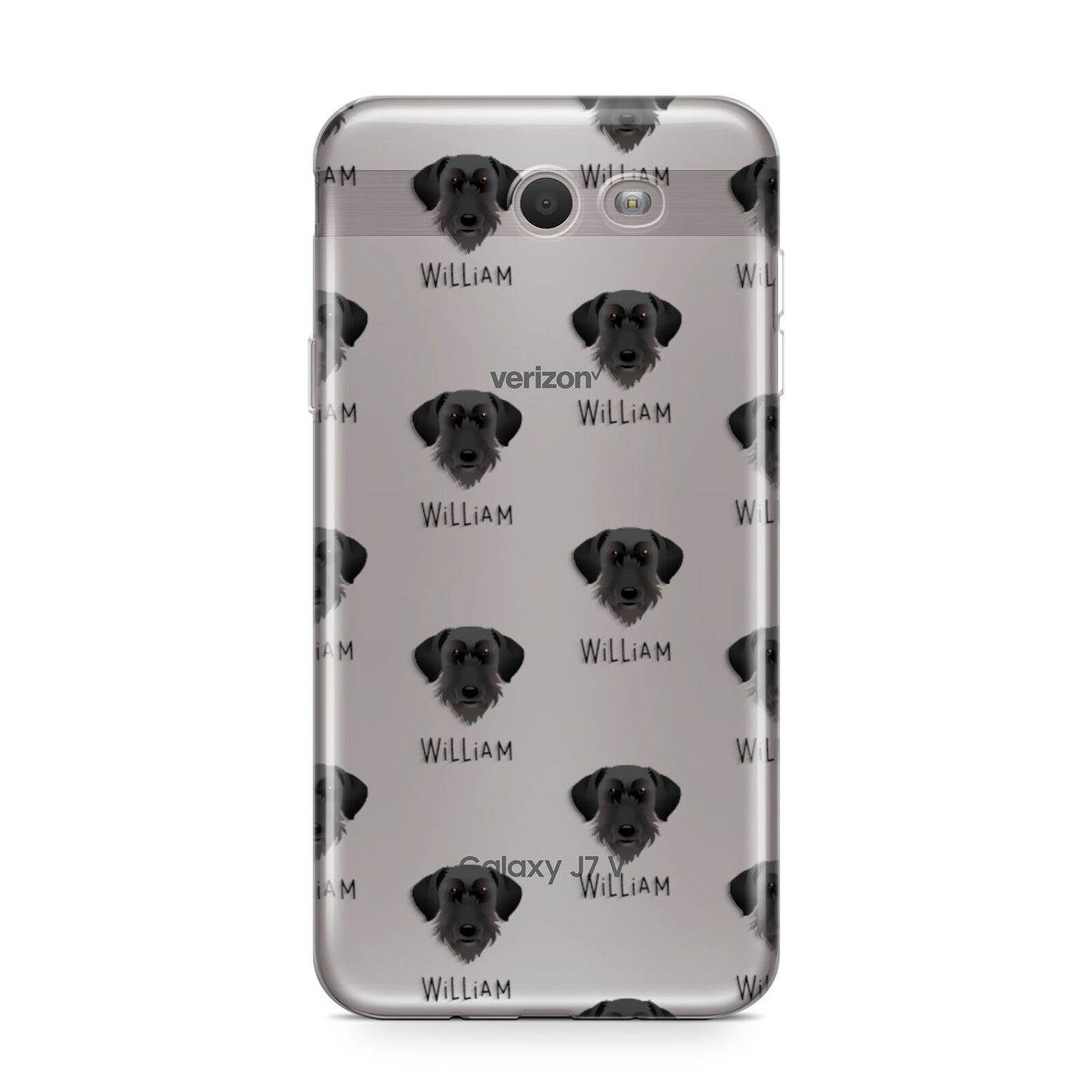 Giant Schnauzer Icon with Name Samsung Galaxy J7 2017 Case