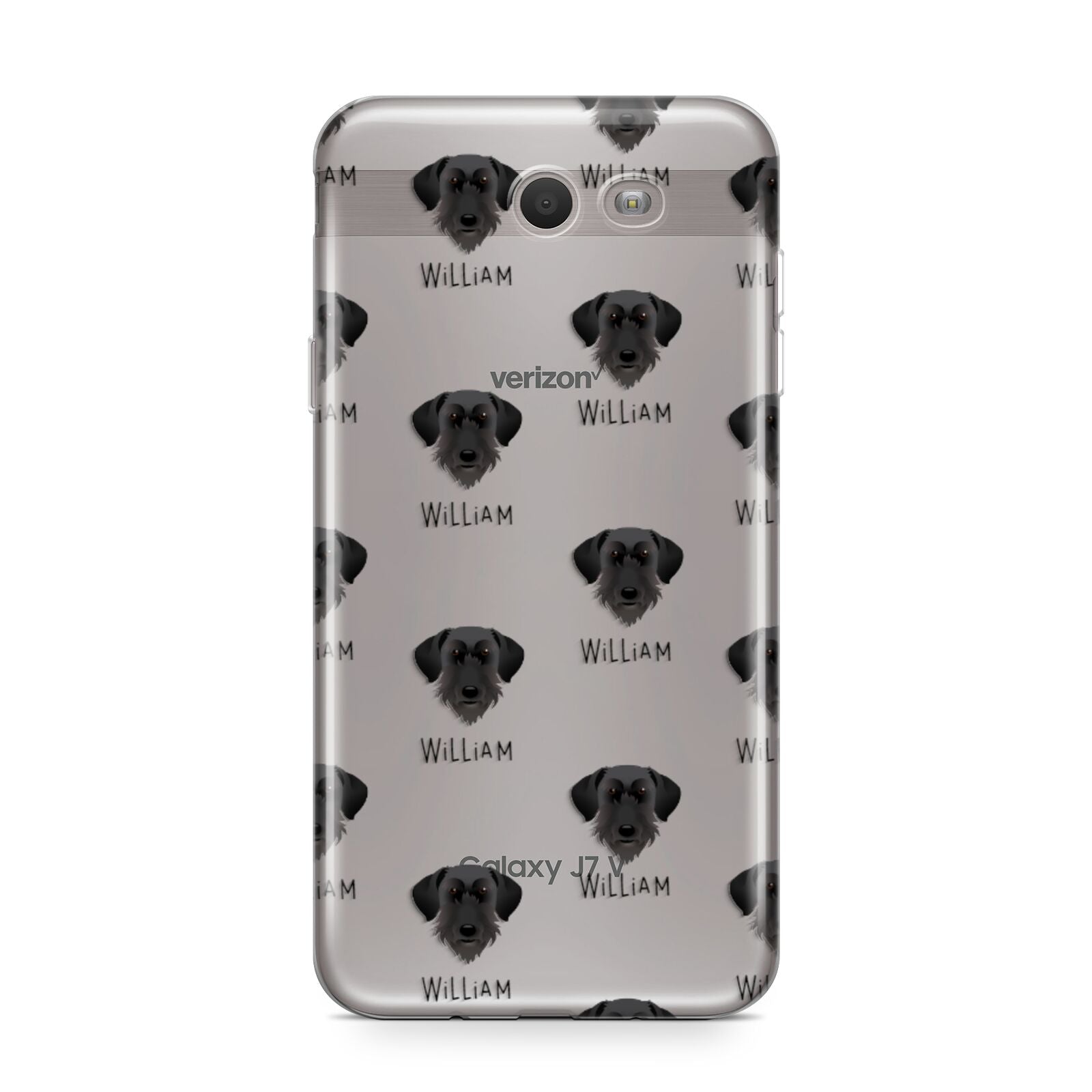 Giant Schnauzer Icon with Name Samsung Galaxy J7 2017 Case