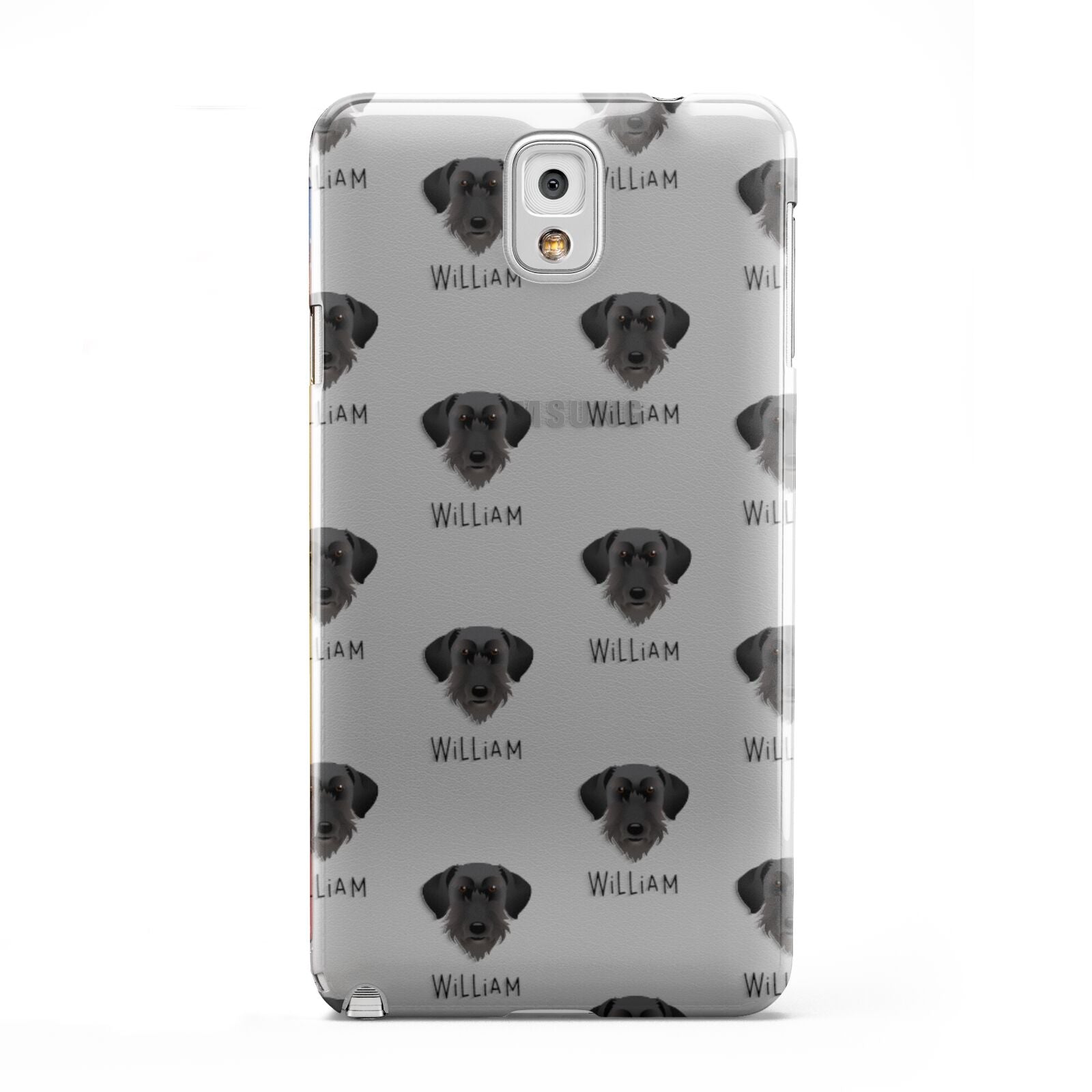 Giant Schnauzer Icon with Name Samsung Galaxy Note 3 Case