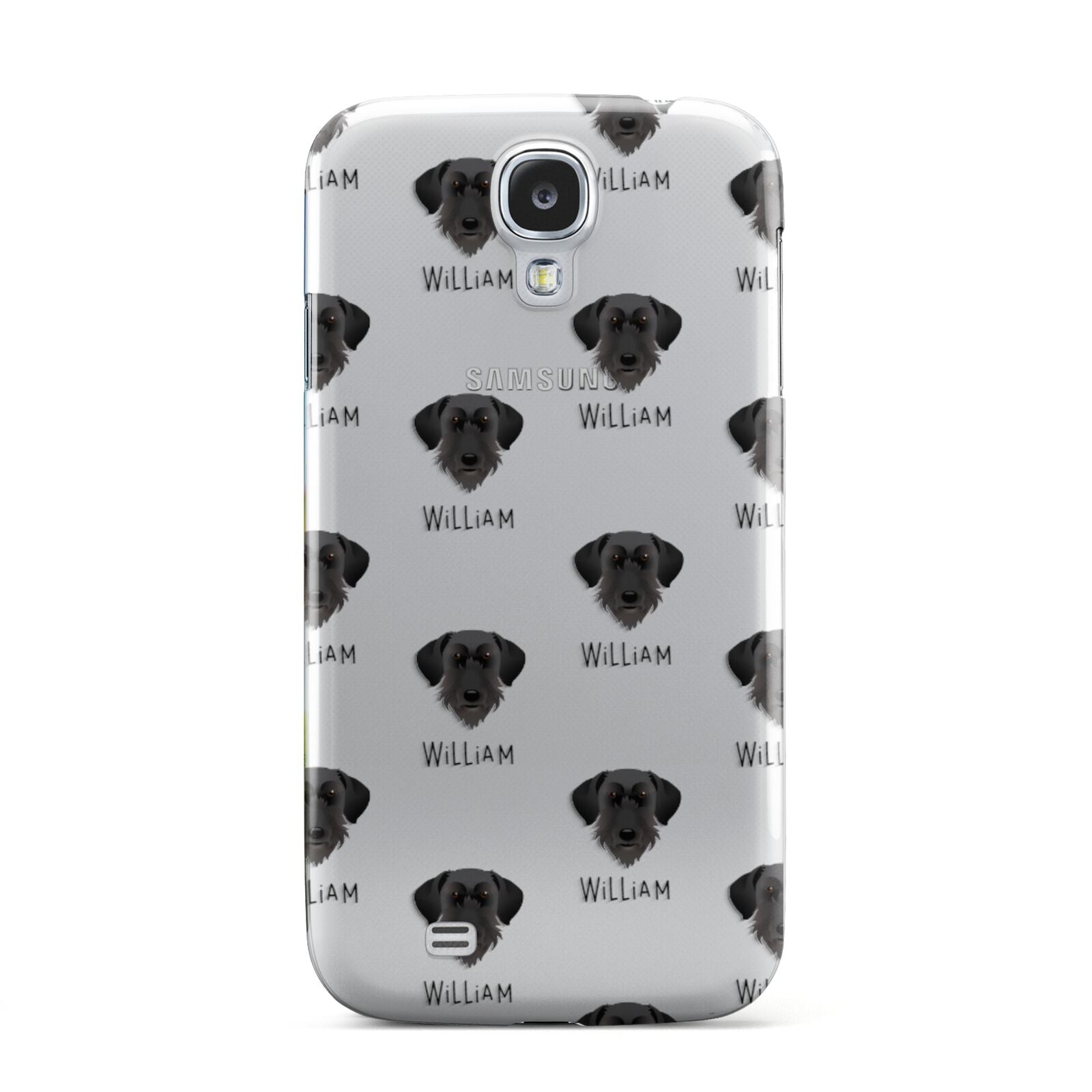 Giant Schnauzer Icon with Name Samsung Galaxy S4 Case