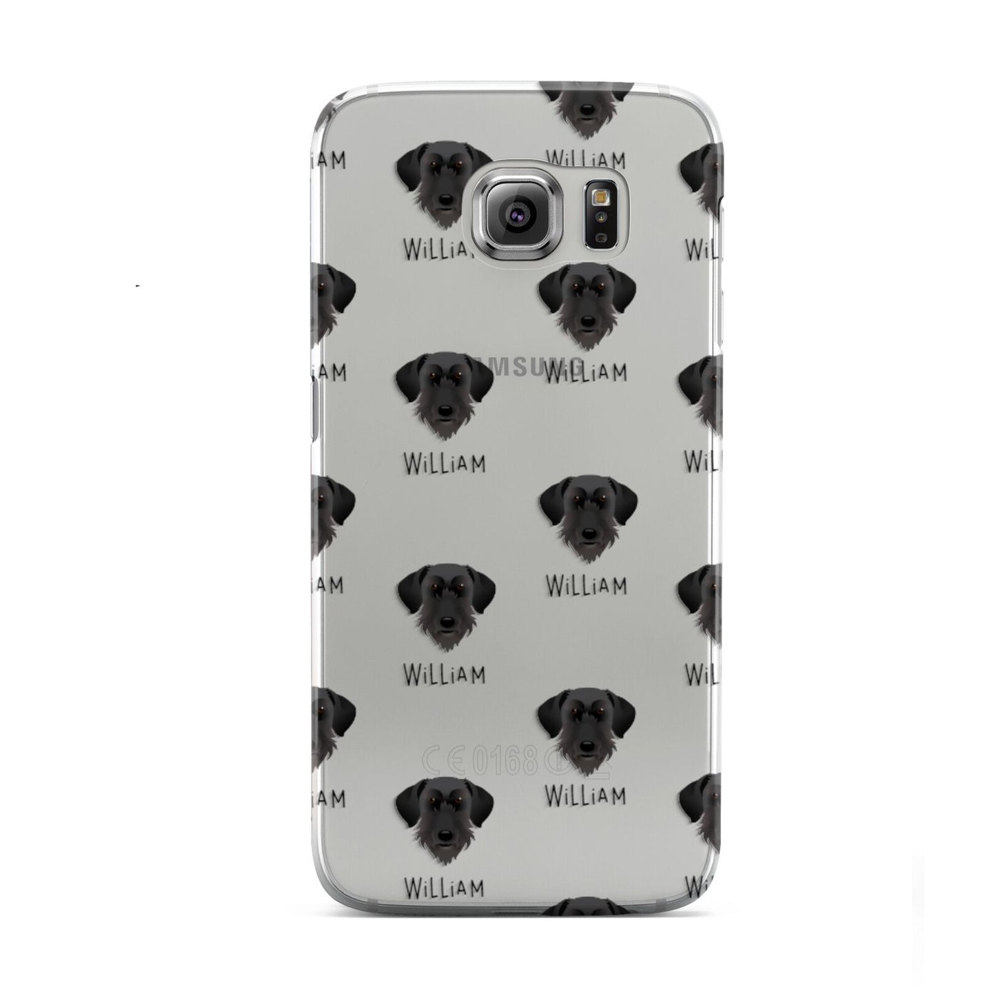 Giant Schnauzer Icon with Name Samsung Galaxy S6 Case