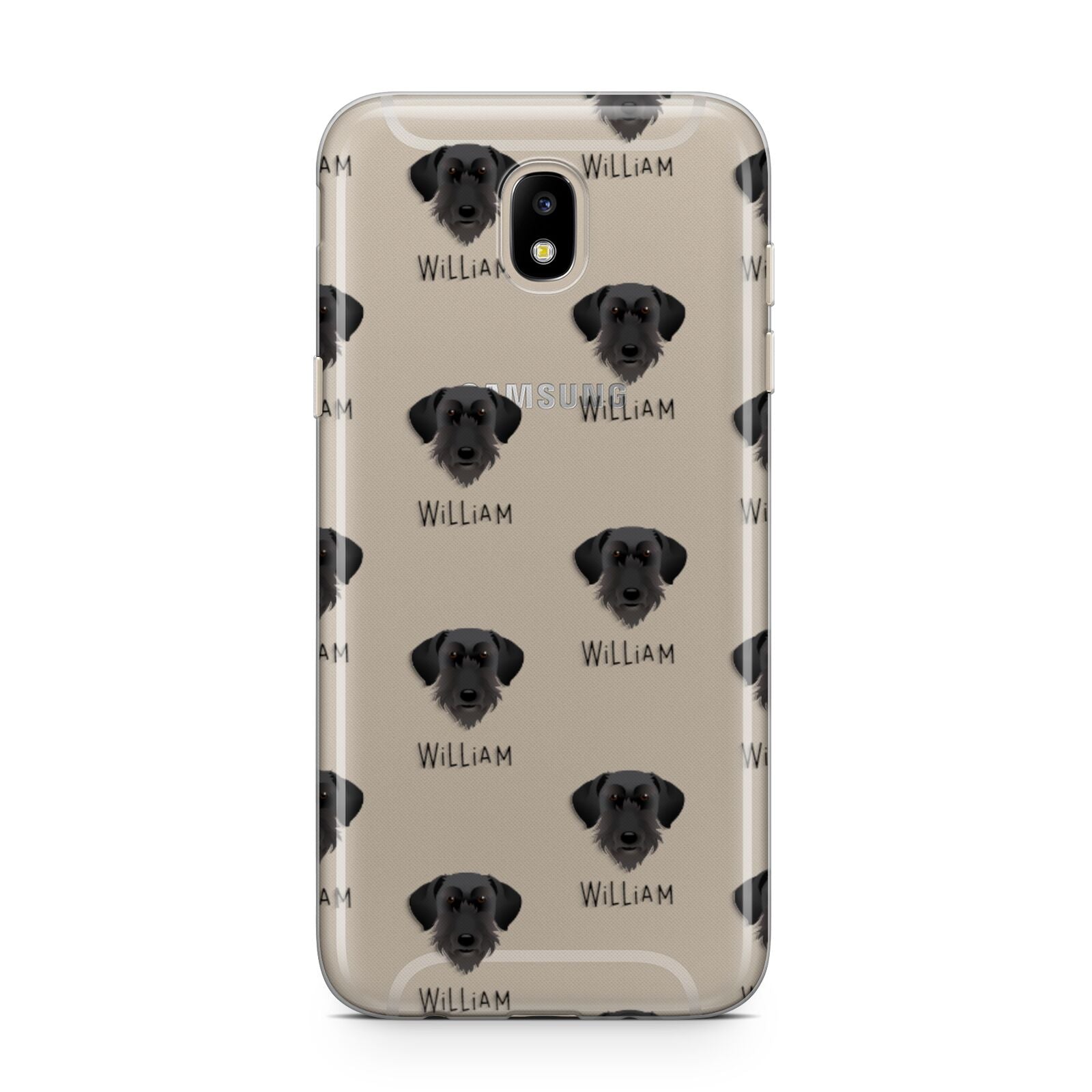 Giant Schnauzer Icon with Name Samsung J5 2017 Case