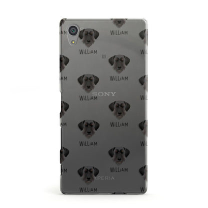 Giant Schnauzer Icon with Name Sony Xperia Case