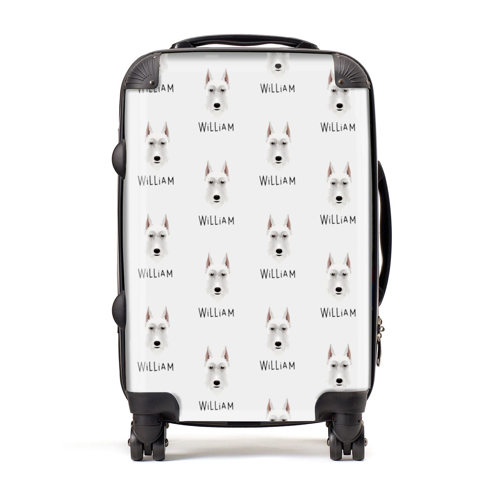 Giant Schnauzer Icon with Name Suitcase