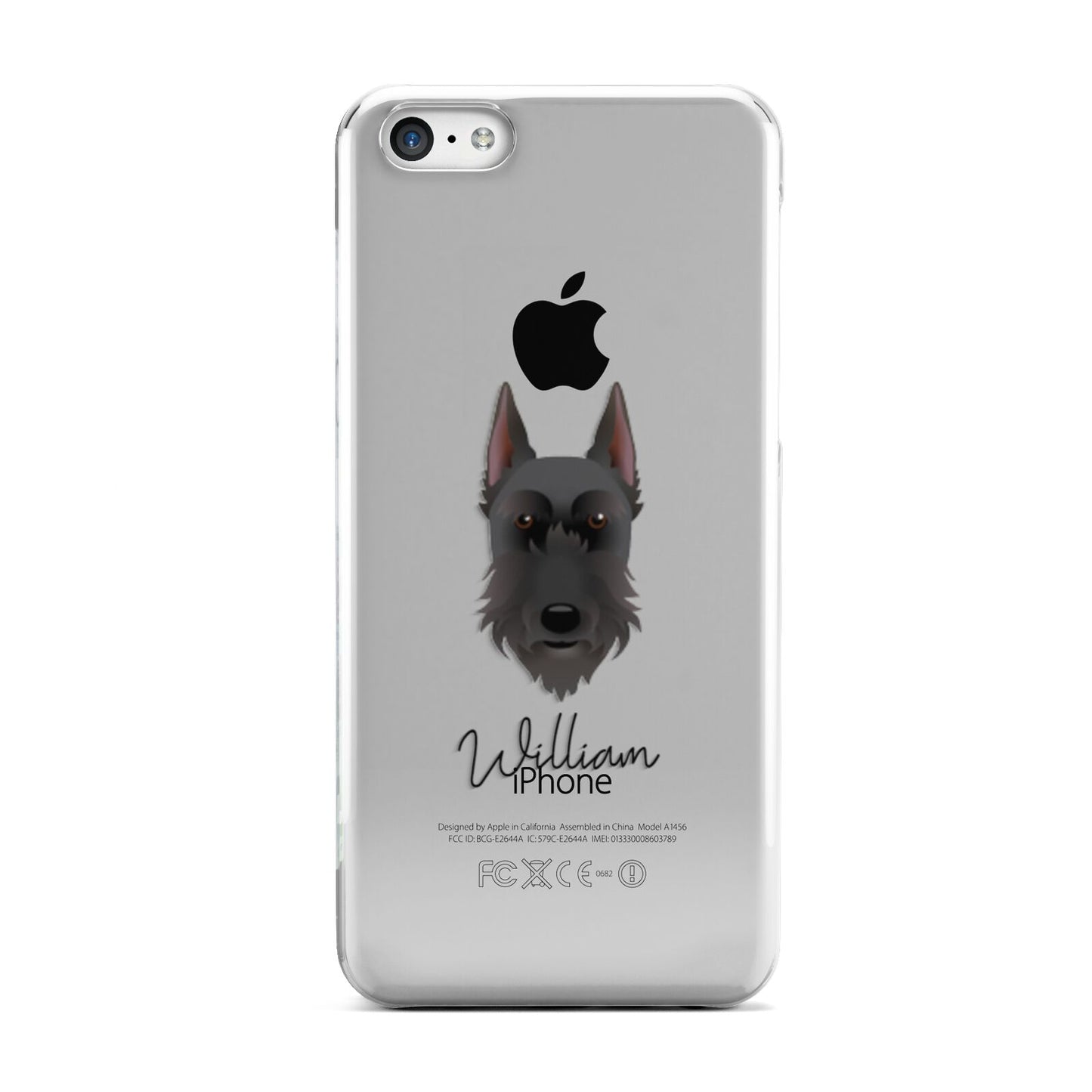 Giant Schnauzer Personalised Apple iPhone 5c Case