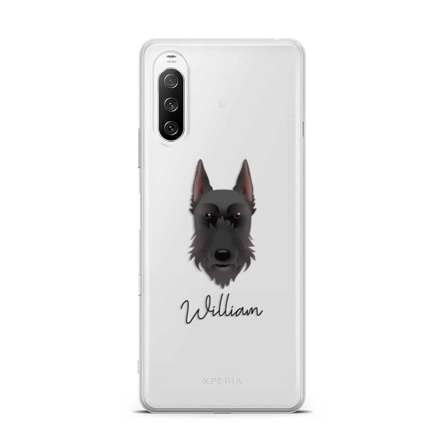 Giant Schnauzer Personalised Sony Xperia 10 III Case