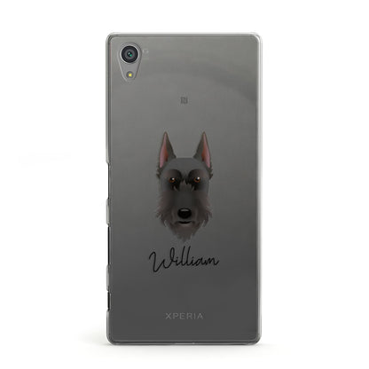 Giant Schnauzer Personalised Sony Xperia Case