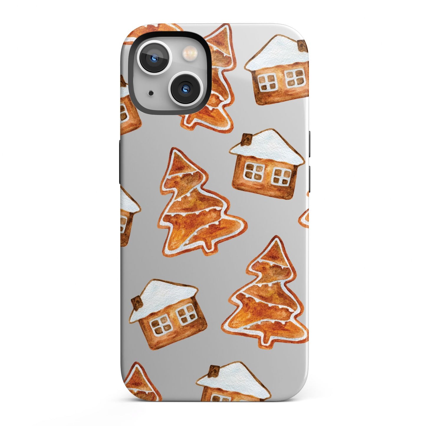 Gingerbread House Tree iPhone 13 Full Wrap 3D Tough Case
