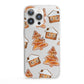 Gingerbread House Tree iPhone 13 Pro Clear Bumper Case