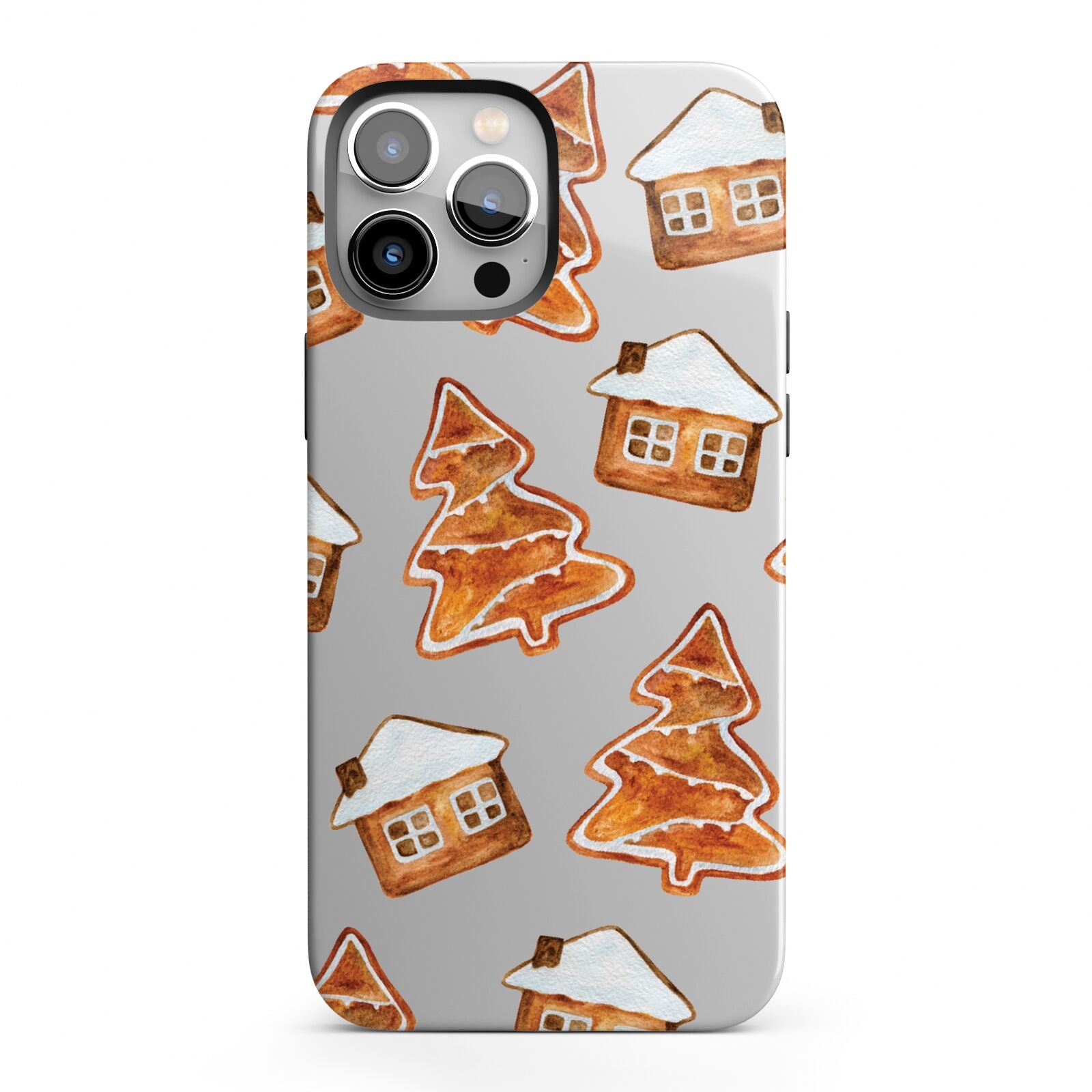 Gingerbread House Tree iPhone 13 Pro Max Full Wrap 3D Tough Case