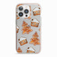 Gingerbread House Tree iPhone 13 Pro TPU Impact Case with Pink Edges