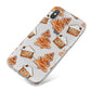 Gingerbread House Tree iPhone X Bumper Case on Silver iPhone