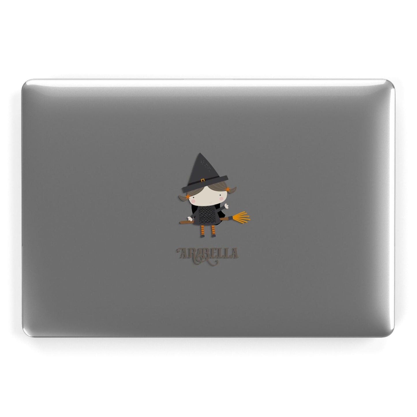 Girl Witch Personalised Apple MacBook Case