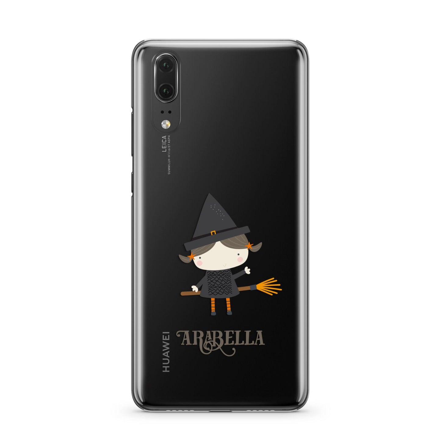 Girl Witch Personalised Huawei P20 Phone Case