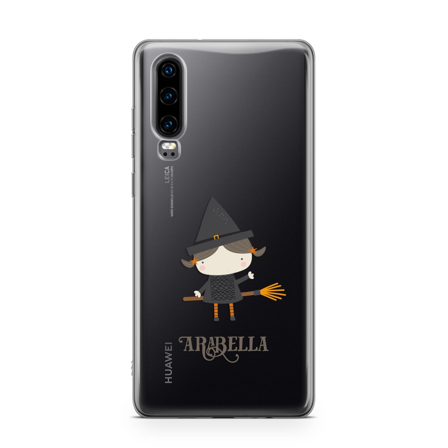 Girl Witch Personalised Huawei P30 Phone Case