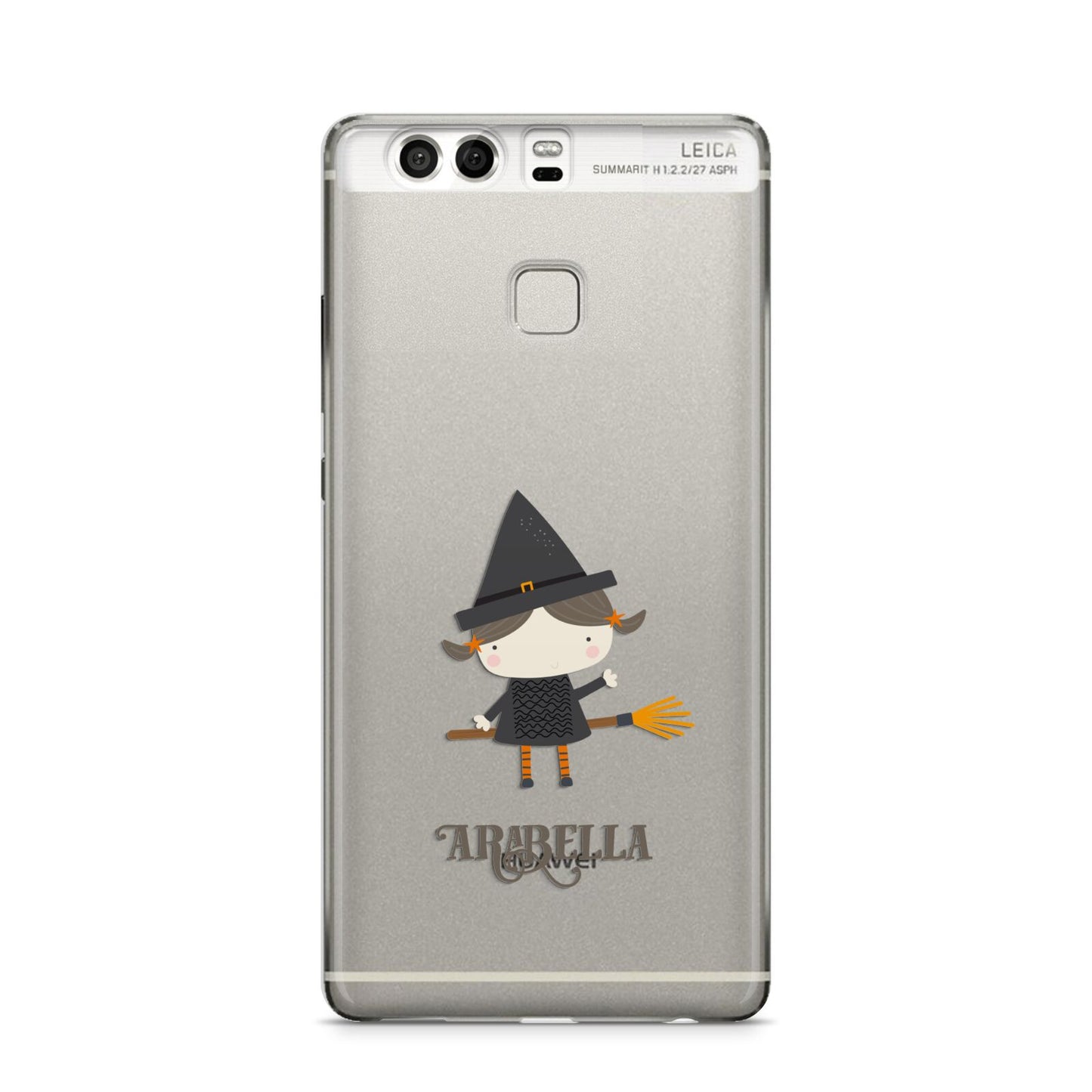 Girl Witch Personalised Huawei P9 Case