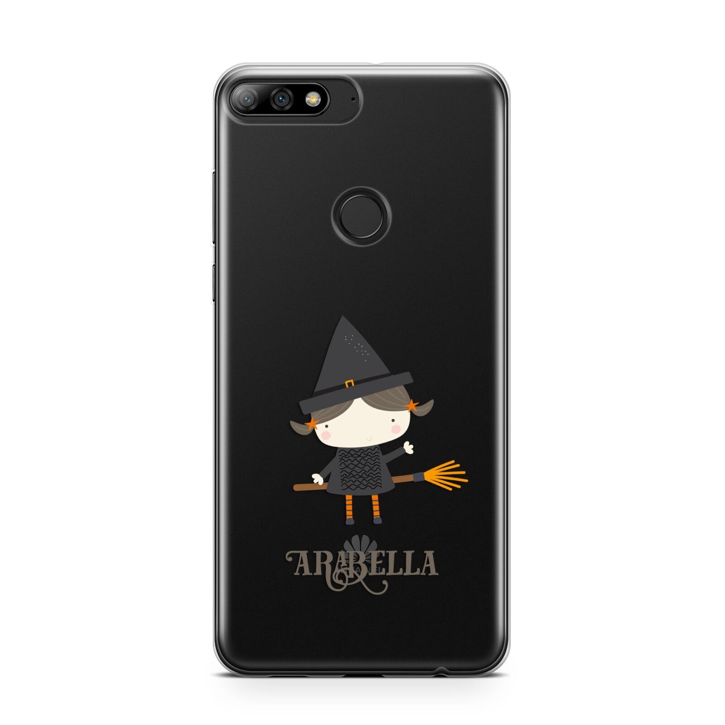 Girl Witch Personalised Huawei Y7 2018