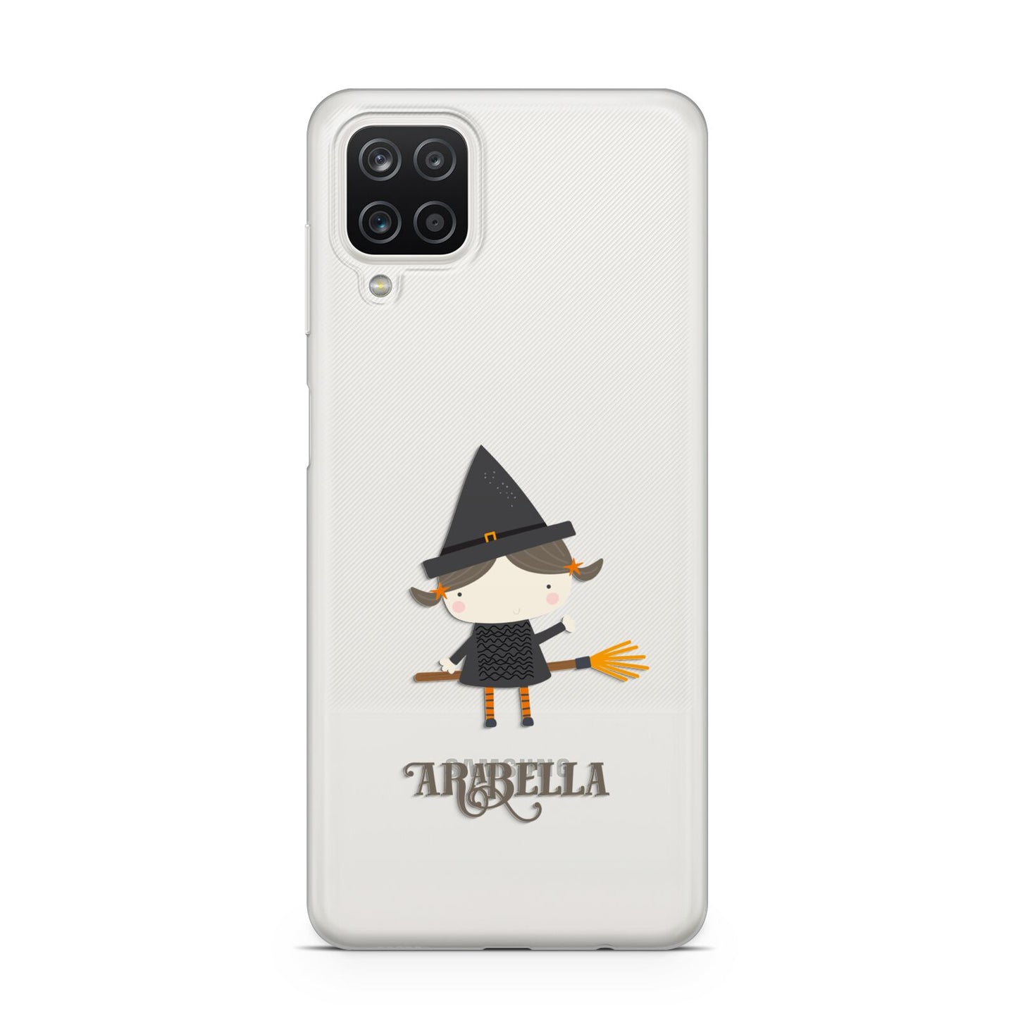 Girl Witch Personalised Samsung A12 Case