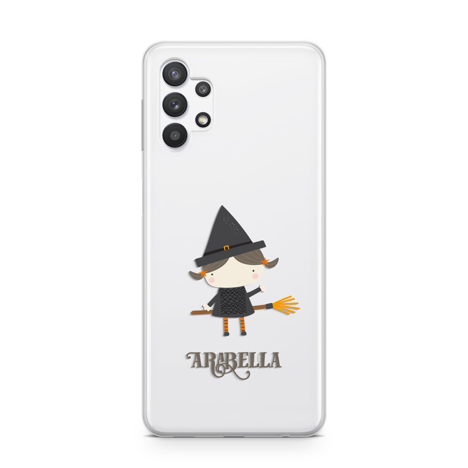 Girl Witch Personalised Samsung A32 5G Case