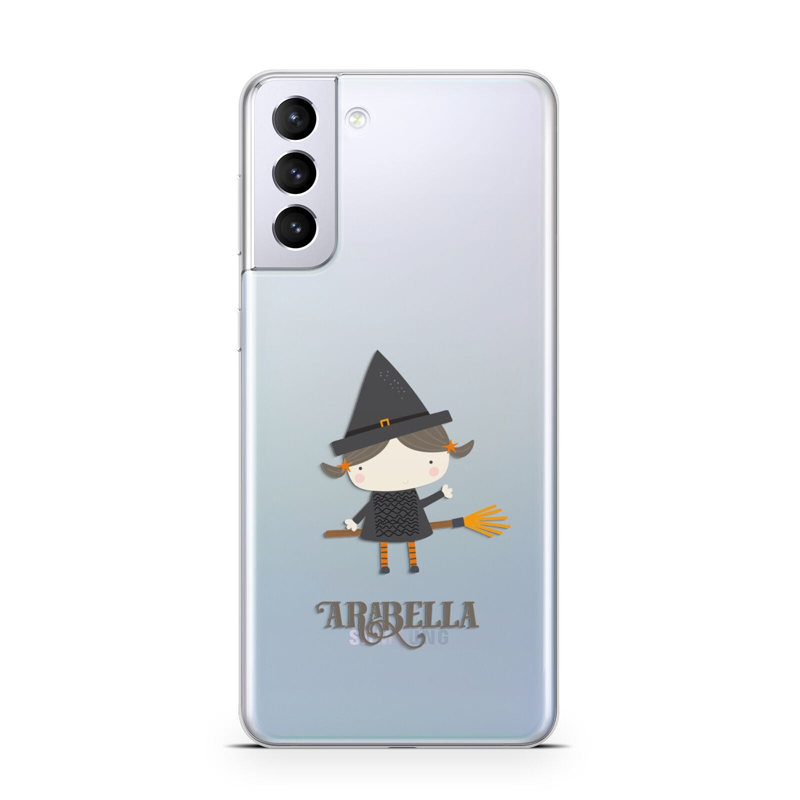 Girl Witch Personalised Samsung S21 Plus Case