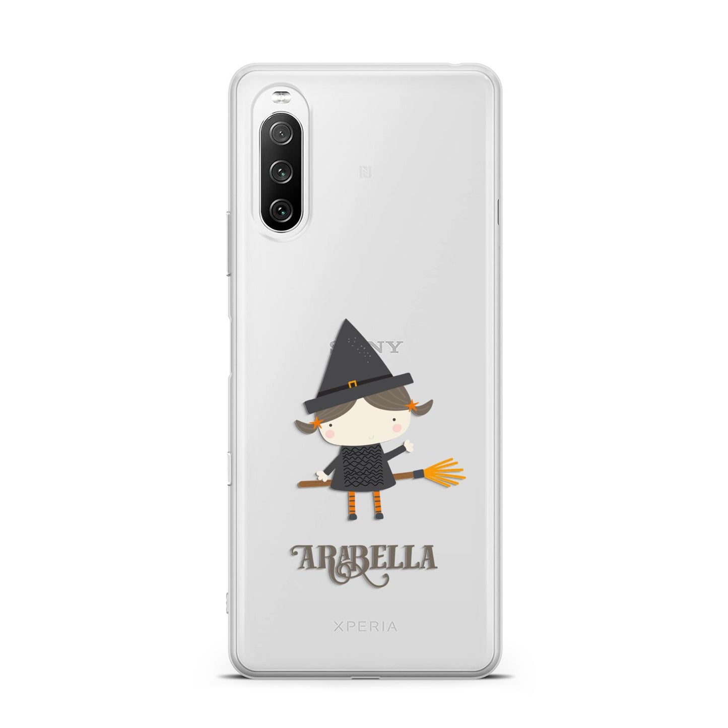 Girl Witch Personalised Sony Xperia 10 III Case