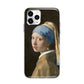 Girl With A Pearl Earring By Johannes Vermeer Apple iPhone 11 Pro Max in Silver with Bumper Case