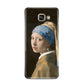 Girl With A Pearl Earring By Johannes Vermeer Samsung Galaxy A3 2016 Case on gold phone