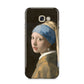 Girl With A Pearl Earring By Johannes Vermeer Samsung Galaxy A5 2017 Case on gold phone