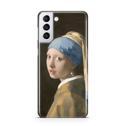 Girl With A Pearl Earring By Johannes Vermeer Samsung S21 Plus Phone Case