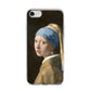 Girl With A Pearl Earring By Johannes Vermeer iPhone 7 Bumper Case on Silver iPhone