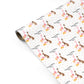 Girls Personalised Hare Happy Birthday Personalised Gift Wrap