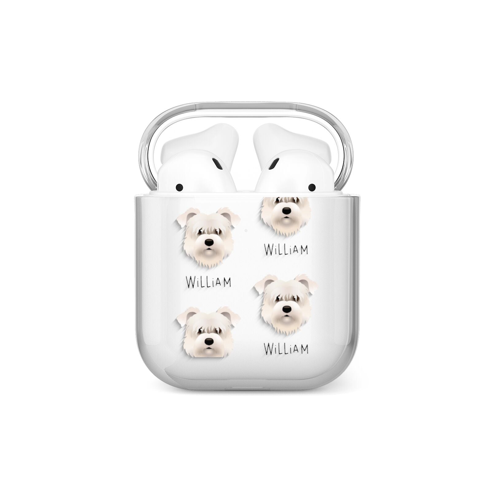 Glen Of Imaal Terrier Icon with Name AirPods Case