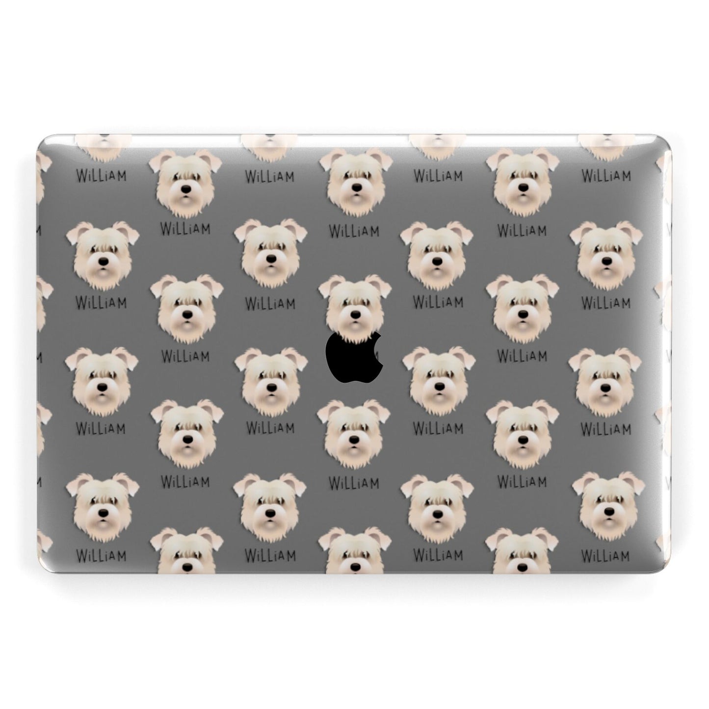 Glen Of Imaal Terrier Icon with Name Apple MacBook Case