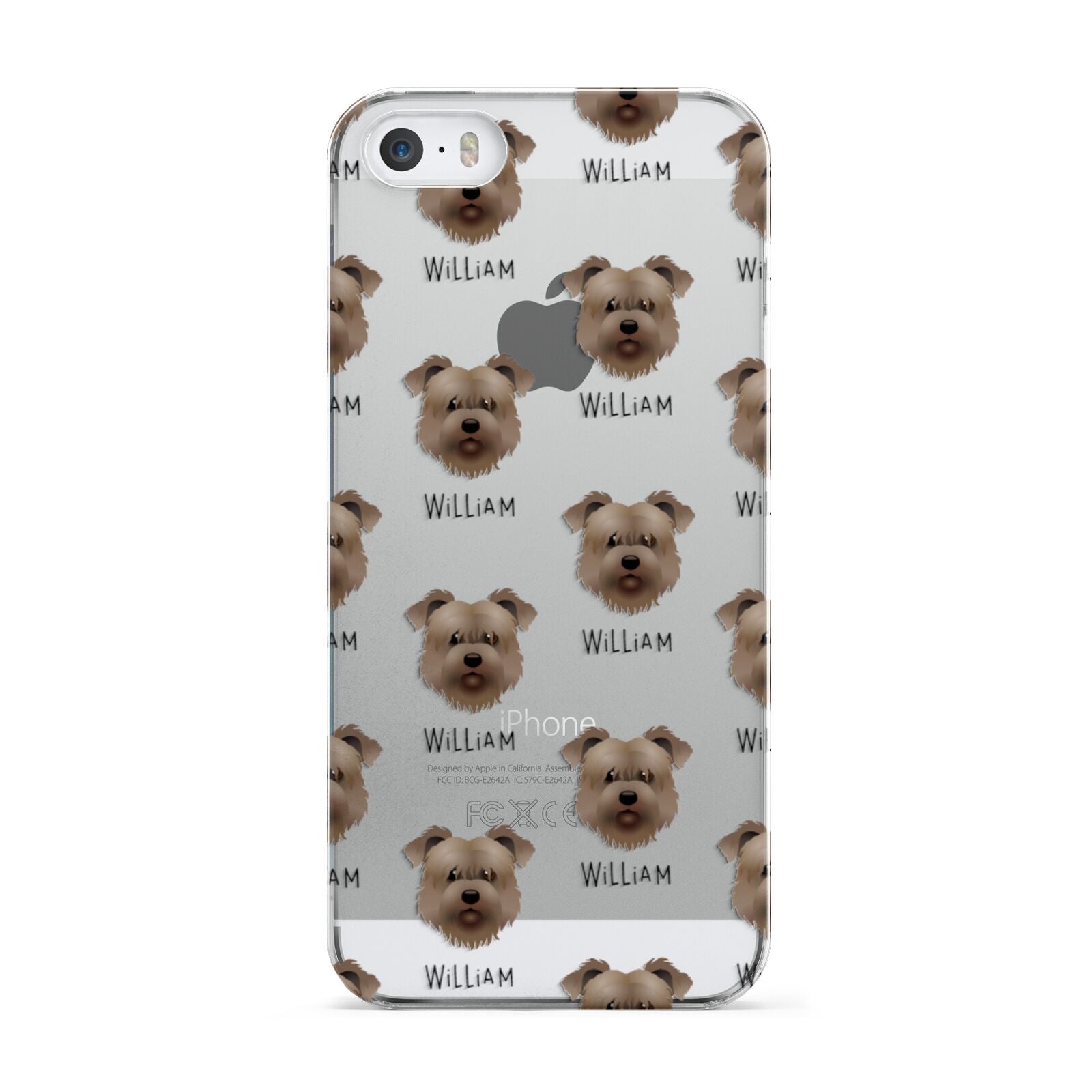 Glen Of Imaal Terrier Icon with Name Apple iPhone 5 Case