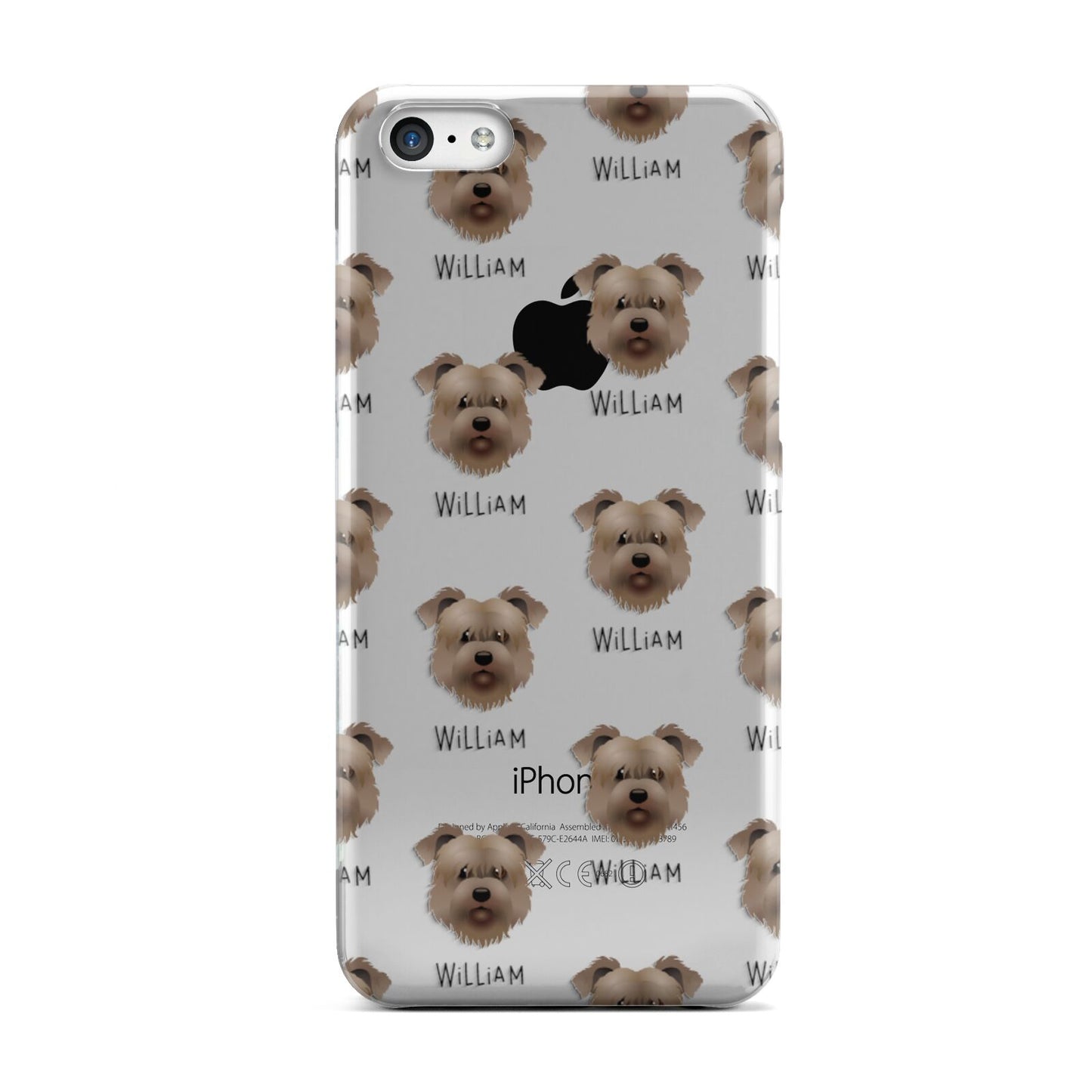 Glen Of Imaal Terrier Icon with Name Apple iPhone 5c Case