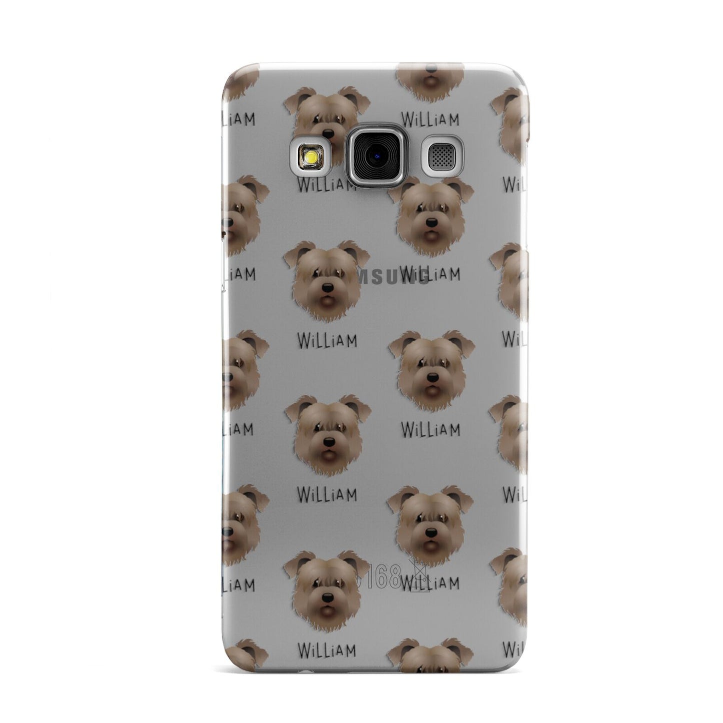 Glen Of Imaal Terrier Icon with Name Samsung Galaxy A3 Case
