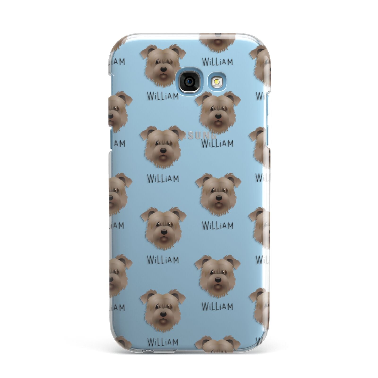 Glen Of Imaal Terrier Icon with Name Samsung Galaxy A7 2017 Case