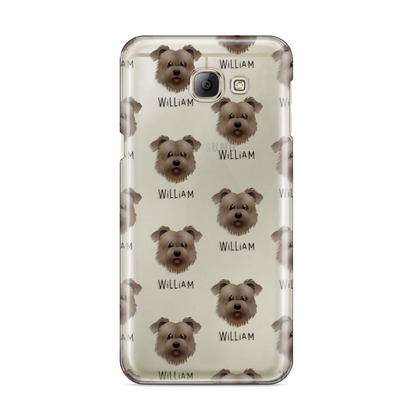 Glen Of Imaal Terrier Icon with Name Samsung Galaxy A8 2016 Case