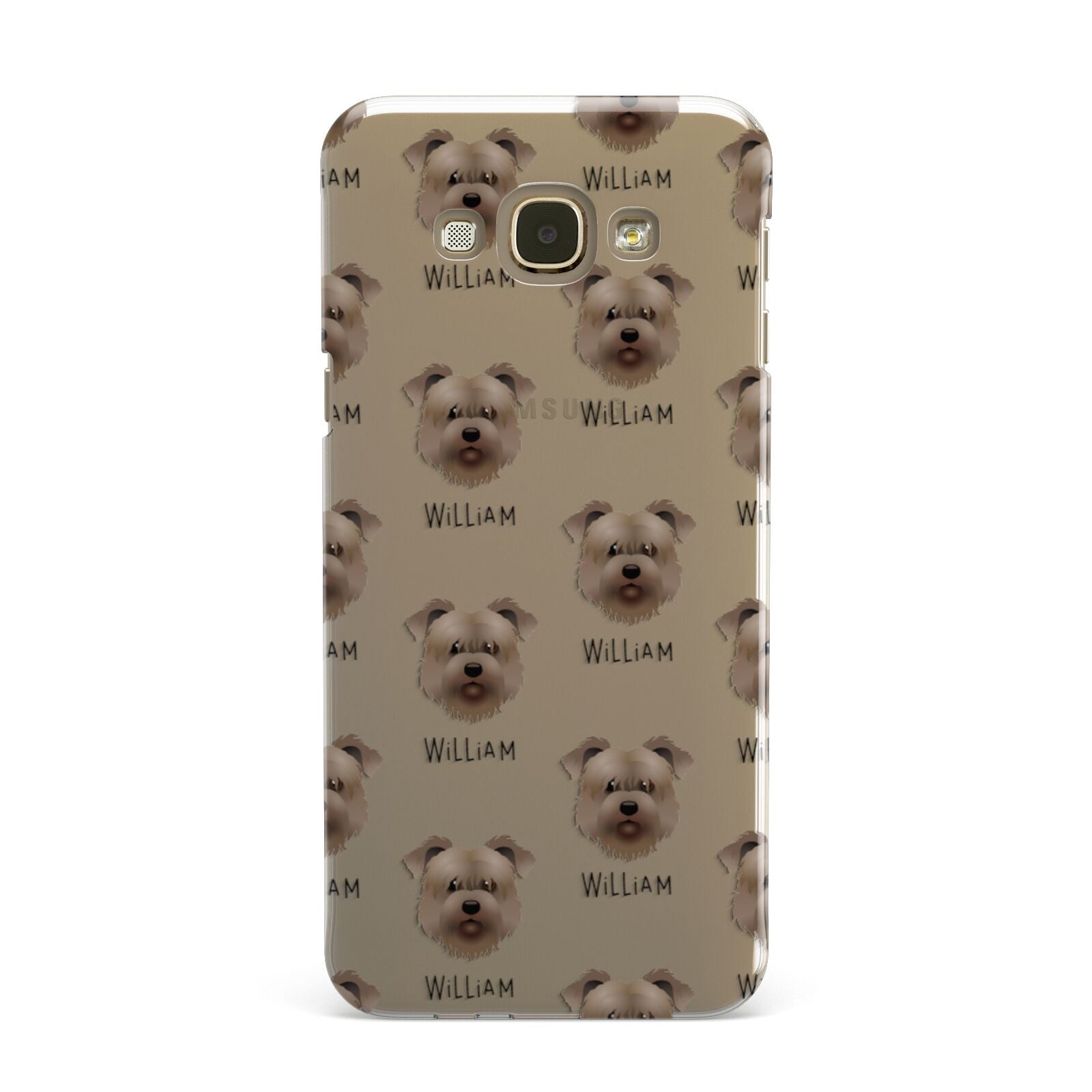 Glen Of Imaal Terrier Icon with Name Samsung Galaxy A8 Case