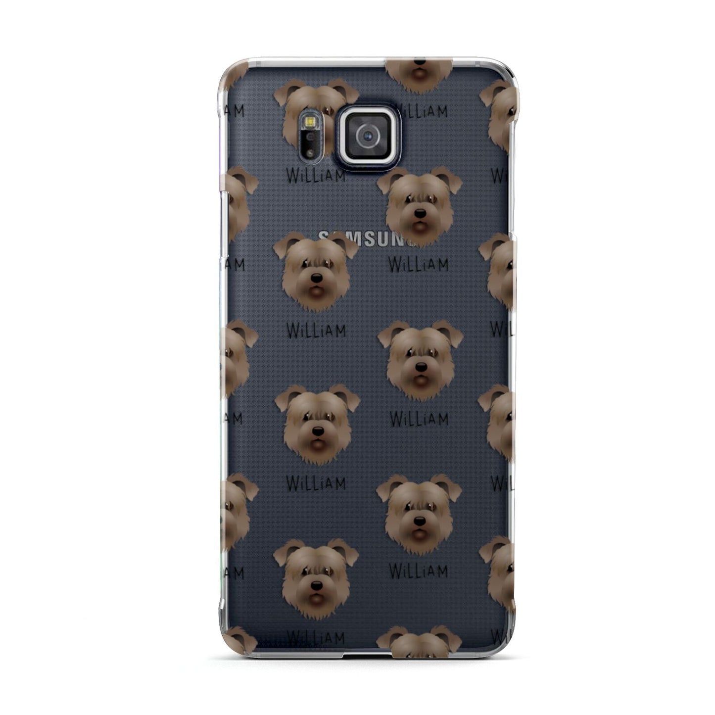 Glen Of Imaal Terrier Icon with Name Samsung Galaxy Alpha Case